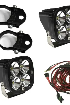Viral LED Light Pods Kit W/Vertical Mounts 2.00 Inch Harness Squadron Pro Baja Designs