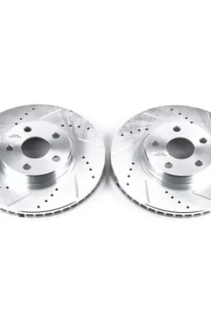 Power Stop 03-08 Pontiac Vibe Front Evolution Drilled & Slotted Rotors - Pair Get Yours