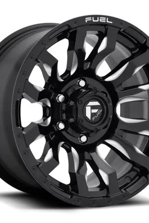 Aluminum Wheels 22X12 Blitz D673 6 On 135 Gloss Black Milled 87.1 Bore -44 Offset Multi Spoke Fuel Off Road Wheels Sale