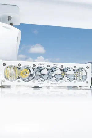 Weekend Sale OnX6+ White Straight LED Light Bar (10 Inch; Driving/Combo; Clear) Baja Designs