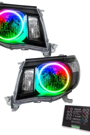 Oracle 05-11 Toyota Tacoma SMD HL - Black - ColorSHIFT w/ 2.0 Controller Fan Favorite