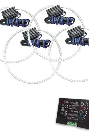 Deal Oracle Jeep Grand Cherokee 05-10 Halo Kit - ColorSHIFT w/ 2.0 Controller