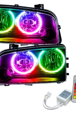 Luxury Oracle 05-10 Dodge Charger SMD HL (Non-HID) - ColorSHIFT w/ Simple Controller