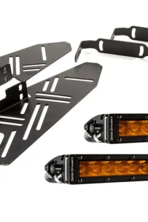 Diode Dynamics 17-19 Ford Raptor SS Fog Kit SS 6.0 In - Amber Wide Buy Today