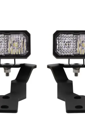 Bargain Diode Dynamics 16-21 Toyota Tacoma Stage Series 2in LED Ditch Light Kit - Pro White Combo