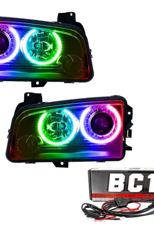 Oracle 08-10 Dodge Charger SMD HL (HID) - ColorSHIFT w/ BC1 Controller New Release