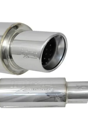 Order Now Injen 3.00 Universal Muffler w/Stainless Steel resonated rolled tip (Injen embossed logo)