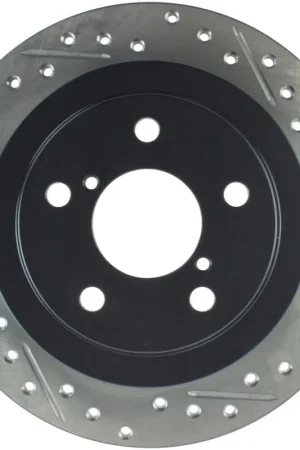 StopTech 05-06 Saab 9-2X AWD / 02-05 Impreza WRX / 02 WRX STi Slotted & Drilled Left Rear Rotor Shop Now