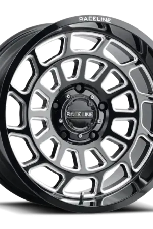 Raceline 955M Warp 20x9in / 8x165.1 BP / 0mm Offset / 125.2mm Bore - Satin Black & Milled Wheel While Supplies Last