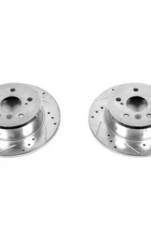 Don’t Miss Out Power Stop 92-96 Lexus ES300 Rear Evolution Drilled & Slotted Rotors - Pair