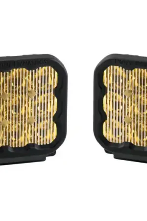 Next Day Delivery Diode Dynamics SS5 LED Pod Pro - Yellow Driving (Pair)