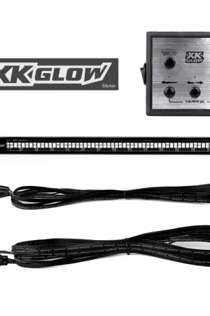 Last Chance XK Glow tube Strobe Lights w/ Traffic Modes Ultra LEDs Multiple Modes + Solid On -White 4pc 12in