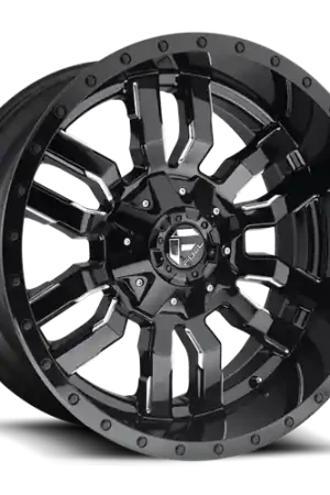 Aluminum Wheels 26X14 Sledge D595 8 On 170 Gloss Black Milled 125.1 Bore -75 Offset Fuel Off Road Wheels Best Choice