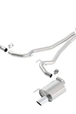 Weekend Sale Borla 15-16 Ford Mustang GT / Convertible 5.0L AT/MT EC-Type CB SS Single Round Rolled Tips Exhaust