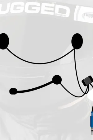 Latest SUPER SPORT Wired Helmet Kit with Alpha Audio Speakers and Mic