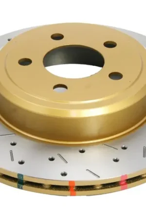 Mega Sale DBA 08-09 Charger / Magnum / Challenger w/o Brembo Brakes Rear Drilled & Slotted 4000 Series Rotor