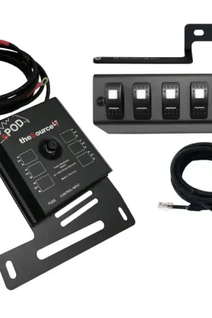 Must Have Spod 09-18 Jeep Wrangler JK SourceLT w/ Green LED Switch Panel
