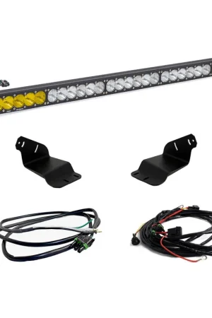 While Supplies Last Bronco Roof Light Bar Kit 21-Up Ford Bronco 50 inch Onx6+ Dual Control w/Upfitter Baja Designs