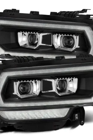 Reduced Price AlphaRex 19-21 Ram 2500 PRO-Series Projector Headlights Plank Style Black w/Activation Light