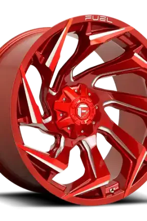 Trusted Brand Aluminum Wheels 15X8 Reaction D754 6 On 139.7 Candy Red Milled 108 Bore -18 Offset Fuel Off Road Wheels