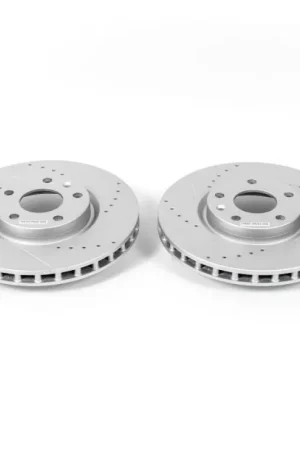Price Drop Power Stop 14-19 Chevrolet Corvette Front Evolution Drilled & Slotted Rotors - Pair