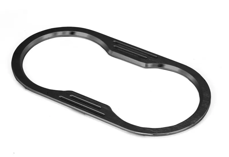 Deal Rugged Ridge Billet Alum Cup Holder Bezel Black 07-10 Jeep Wrangler