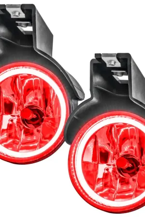 Popular Oracle Lighting 97-00 Dodge Durango Pre-Assembled LED Halo Fog Lights -Red