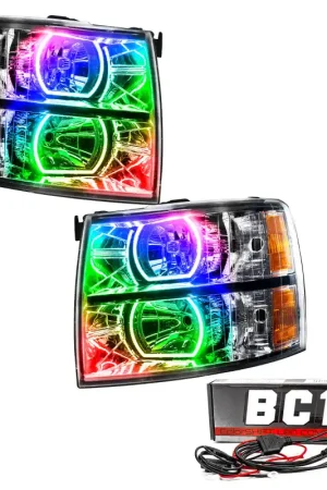 Cheap Oracle 07-13 Chevrolet Silverado SMD HL - Square - ColorSHIFT w/ BC1 Controller