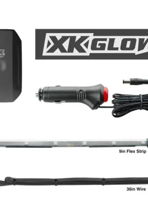 Wholesale XK Glow New Style XKchrome Car Interior Mini Kit w/ Dual-Mode Dash Mount Controller 6x10In