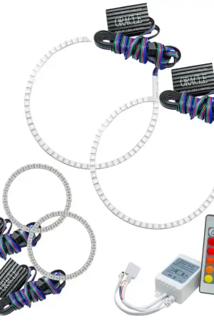 Discount Oracle Ford F-150 04-08 Halo Kit - ColorSHIFT w/ Simple Controller
