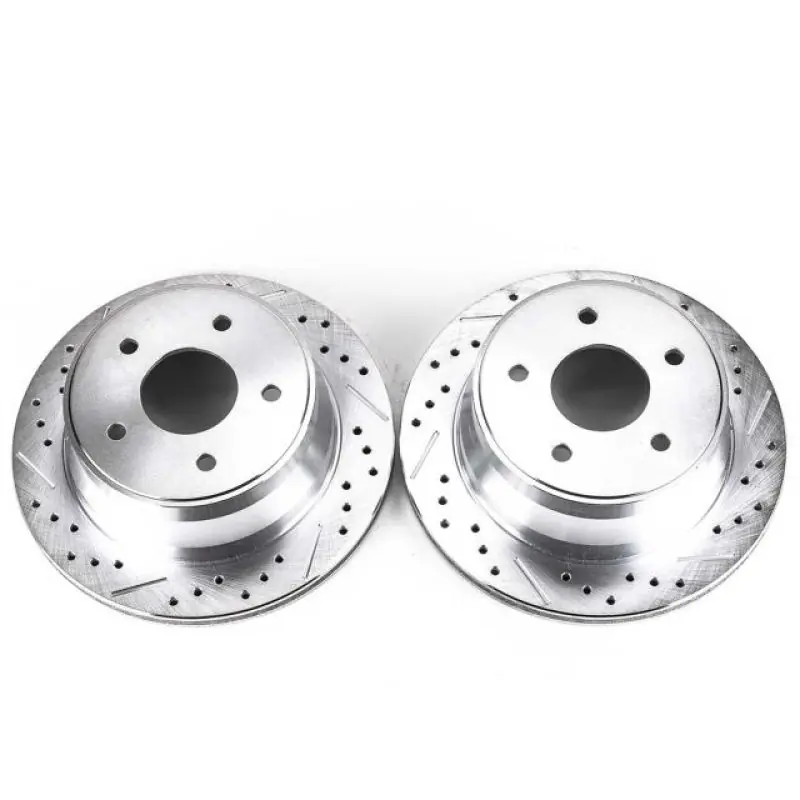 Reduced Price Power Stop 97-05 Chevrolet Blazer Rear Evolution Drilled & Slotted Rotors - Pair