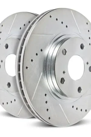 Mega Sale Power Stop 13-22 Ford F-350 Super Duty Front Left Evolution Drilled & Slotted Rotor