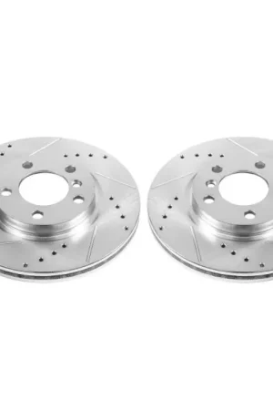 Genuine Power Stop 11-16 Mini Cooper Countryman Front Evolution Drilled & Slotted Rotors - Pair
