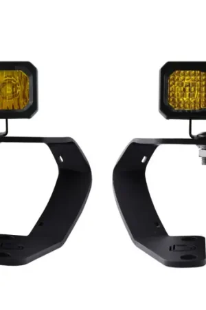 Worldwide Shipping Diode Dynamics 10-21 Toyota 4Runner Stage Series 2in LED Ditch Light Kit - Sport Yellow Combo