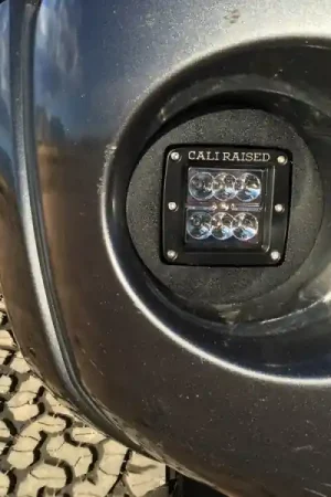 Discount Cali Raised 2005-2011 Toyota Tacoma Led Fog Light Pod Replacements Brackets Kit - Brackets Only