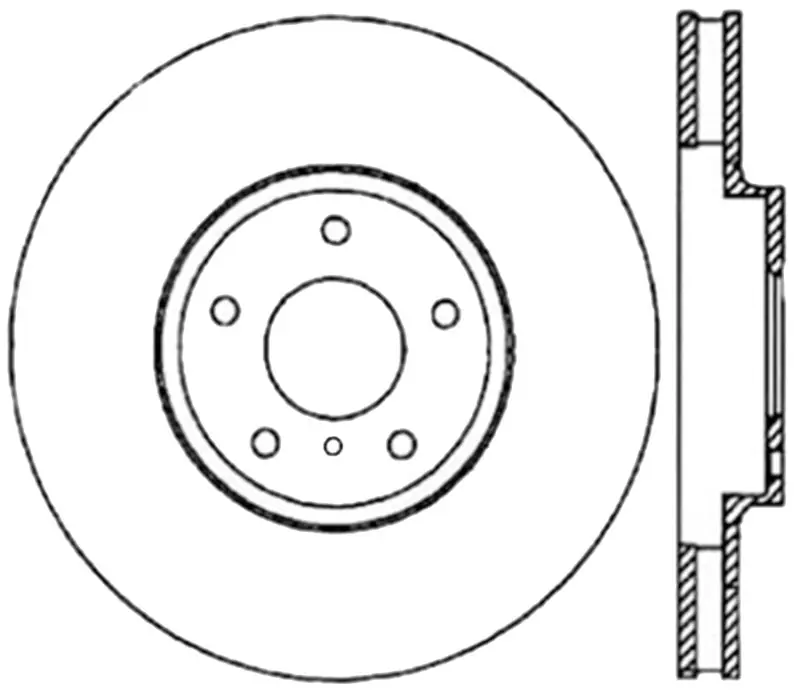 Special Offer StopTech 06-18 Nissan Maxima SportStop Cryo Slotted & Drilled Front Left Rotor