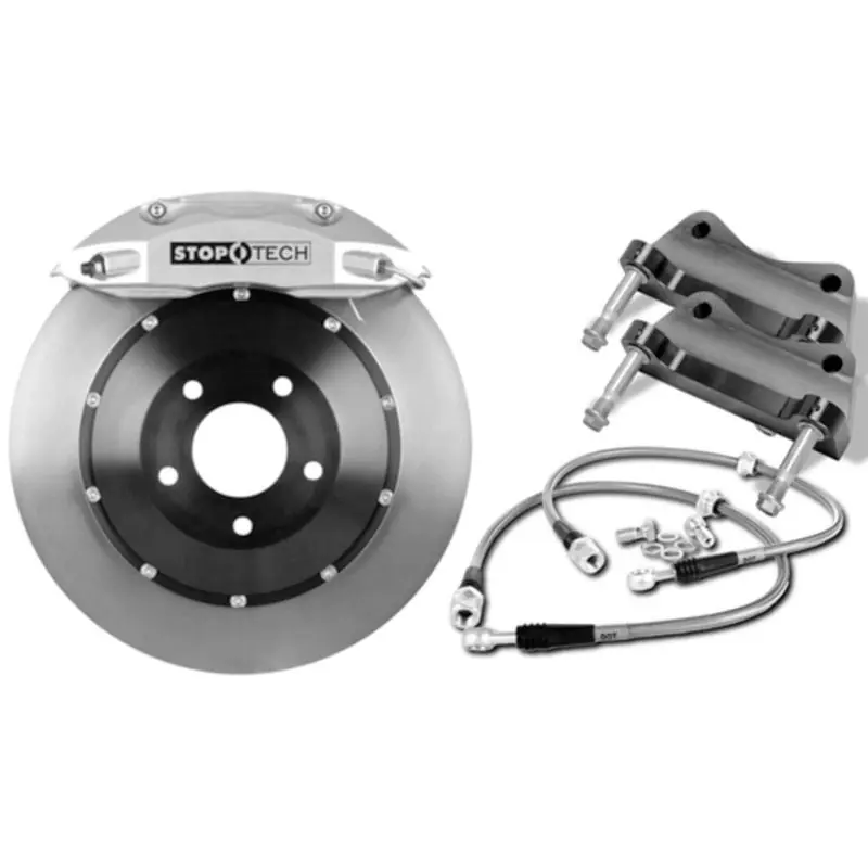 Special Discount StopTech 5/93-98 Supra / 92-00 Lexus SC300/SC400 BBK Front Black ST-60 Calipers 355x32 Drilled Rotor
