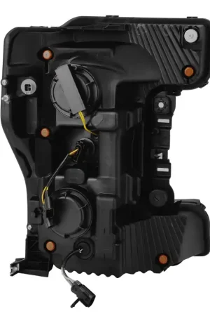 Viral AlphaRex 17-19 Ford F-250/350/450/550 Super Duty LUXX-Series LED Proj Headlights Alpha-Blk SS/SBDRL