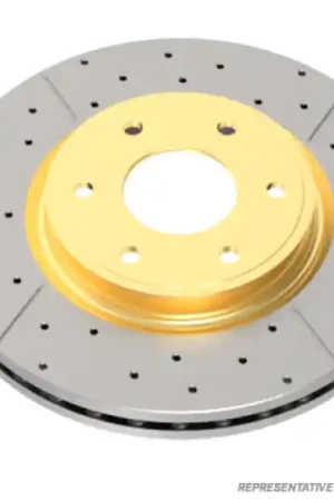 Original DBA 89-93 Mazda MX-5 Miata Front Drilled & Slotted Street Series Rotor