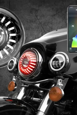 XK Glow 2pc 7in RGB Jeep JK TJ Headlight Kit w/ Dual-Mode Dash Mount Controller Fresh Stock