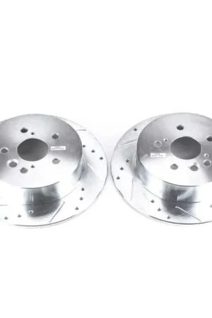 Power Stop 04-05 Toyota RAV4 Rear Evolution Drilled & Slotted Rotors - Pair Get Yours