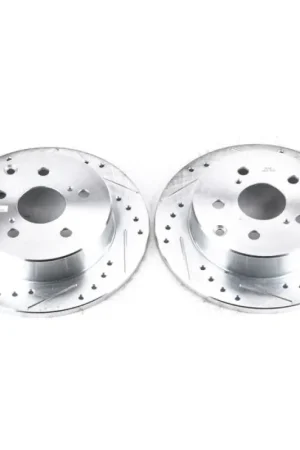 Flash Sale Power Stop 10-12 Lexus HS250h Rear Evolution Drilled & Slotted Rotors - Pair