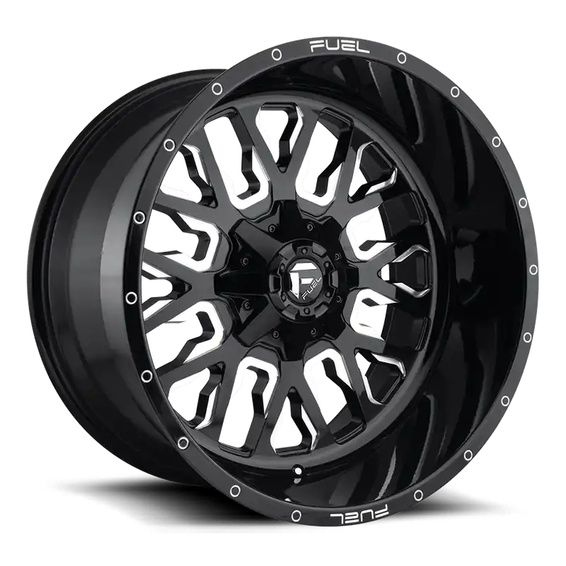 Aluminum Wheels 20X9 Stroke D611 5 On 139.7/5 On 150 Gloss Black Milled 110.3 Bore 20 Offset Fuel Off Road Wheels Worldwide Shipping