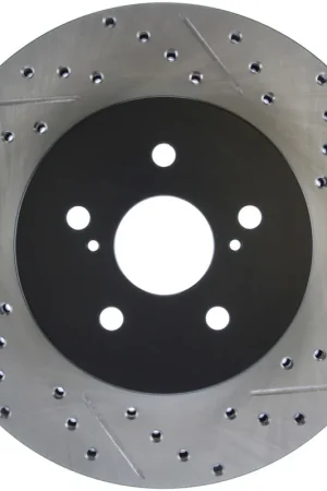 StopTech 04 Lexus RX330 SportStop Slotted & Drilled Left Rear Rotor Big Sale