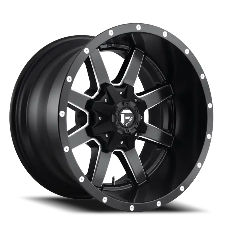 Next Day Delivery Aluminum Wheels 20X9 Maverick D538 5 On 150 Black Milled 110.3 Bore 35 Offset Fuel Off Road Wheels