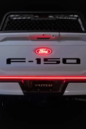 Hot Deal Putco 2021+ Ford F150 w/Factory LED Taillamps & OBS 60in Freedom Blade LED Tailgate Light Bar