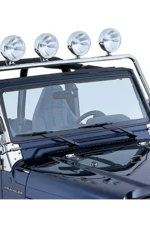 Price Drop Rugged Ridge 97-06 Jeep Wrangler TJ Stainless Steel Full Frame Light Bar
