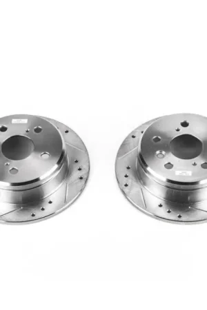 Buy Direct Power Stop 97-01 Lexus ES300 Rear Evolution Drilled & Slotted Rotors - Pair