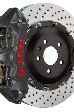 Latest Brembo 15-20 RS3 Sportback Front GTS BBK 6 Piston Cast 380x34 2pc Rotor Drilled-Black HA