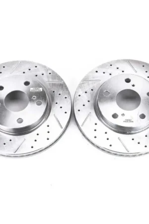 Power Stop 10-12 Lexus HS250h Front Evolution Drilled & Slotted Rotors - Pair Bargain